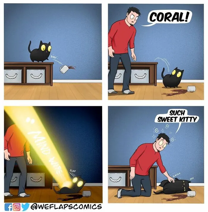 35 Comics That Show What Living With A Cat Is Really Like (New Pics)