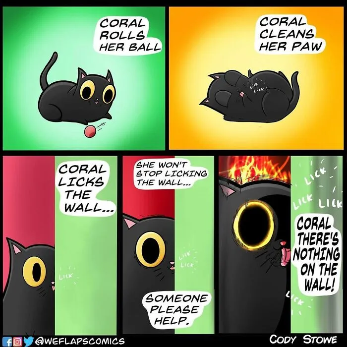 35 Comics That Show What Living With A Cat Is Really Like (New Pics)