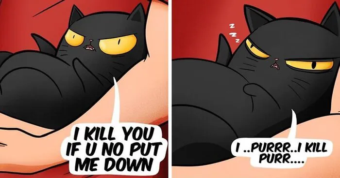 35 Comics That Show What Living With A Cat Is Really Like (New Pics)