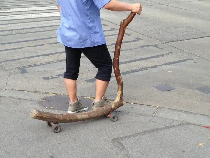 Excuse Me I Need To Ride My Piece Of Wood To School