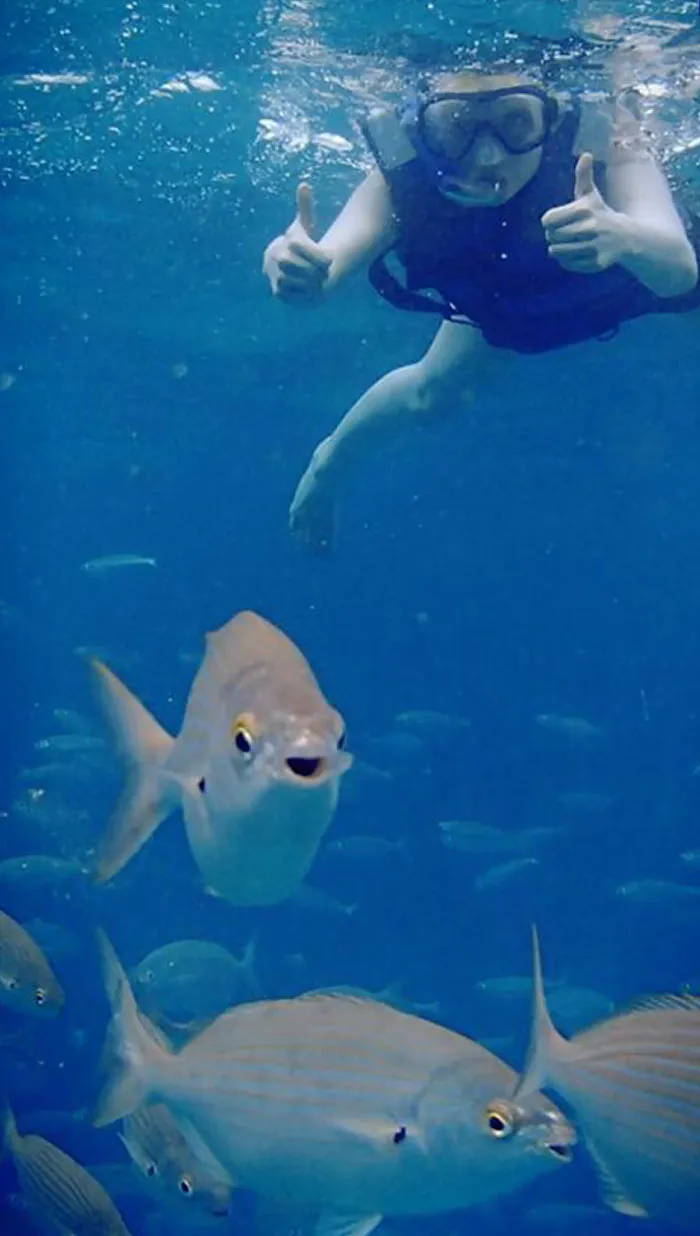 This Happy Fish Photobombing Me