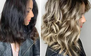 Instead Of Covering Grey Roots, This Hair Colorist Makes Clients Embrace It