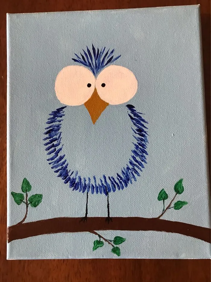 I’m Learning How To Paint While In Lockdown.  This Is My Third Painting.