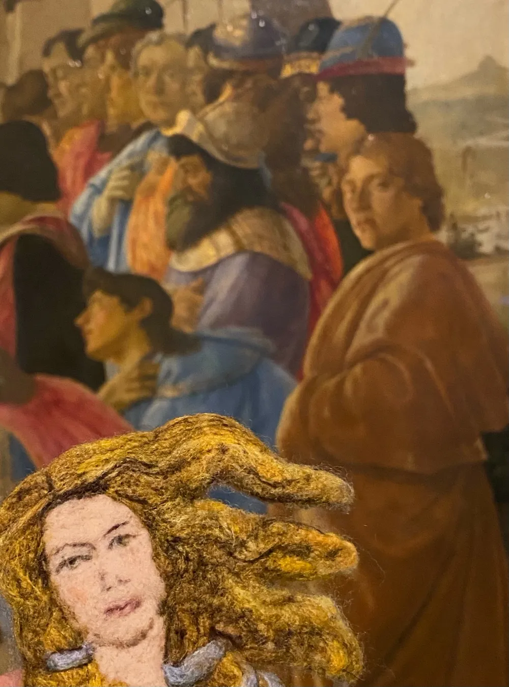 My Wool Felted Venus Met Botticelli