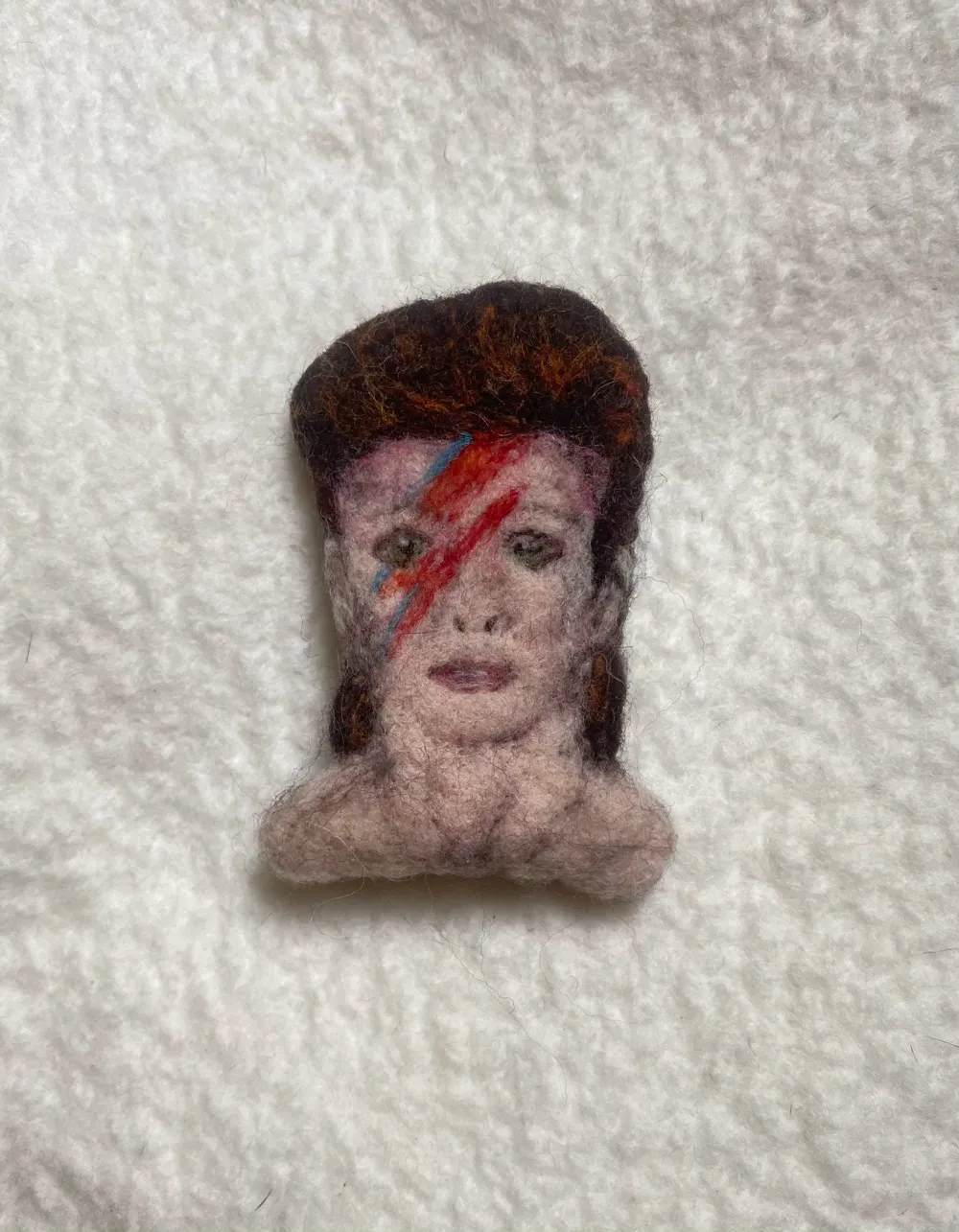 Handfelted Portraits-David Bowie