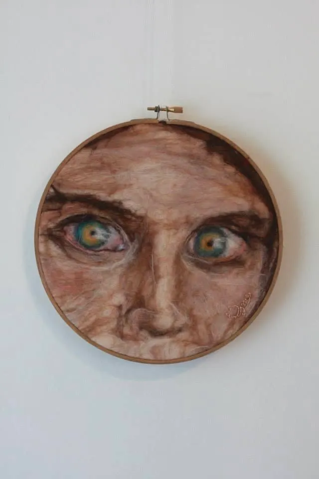 Recreating The Afghan Girl, In Wool