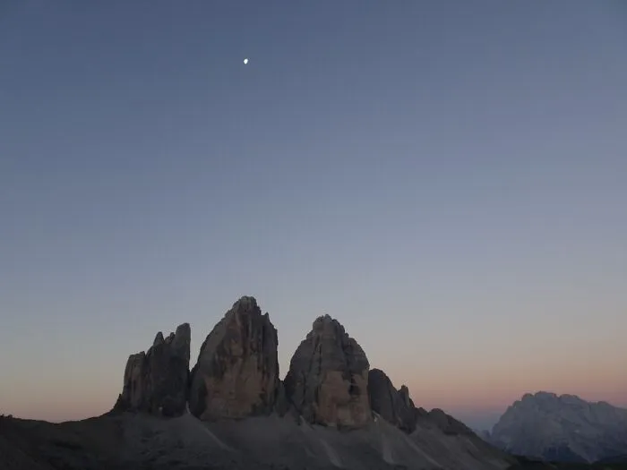 I Got Up At Dawn To Watch The Sunrise At The Tre Cime In The Dolomites/Alps