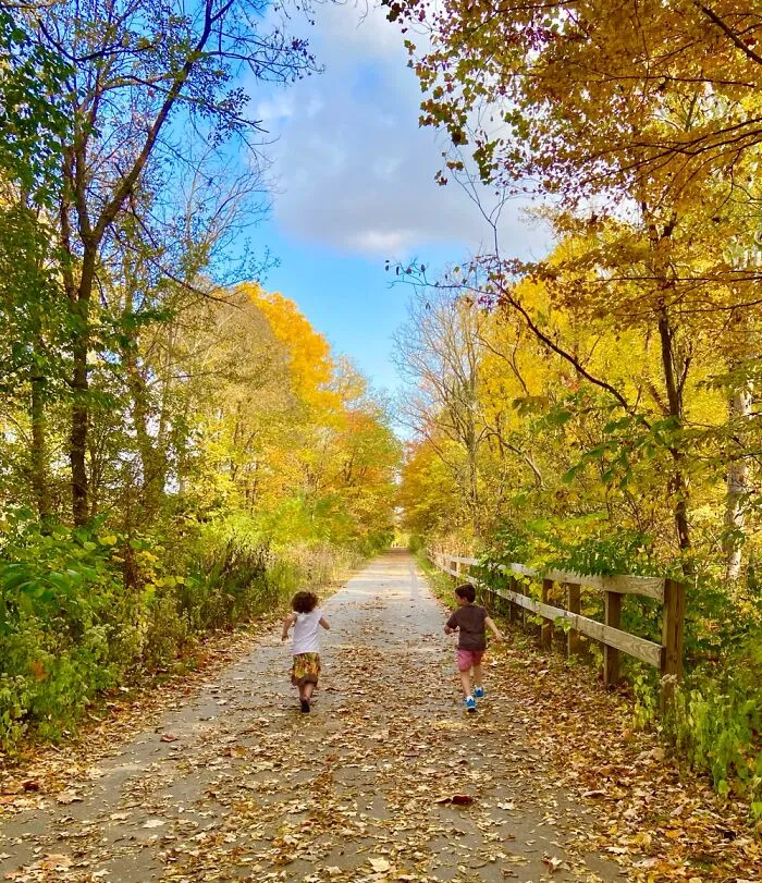Autumn Trail: “I’m Faster Than You!”