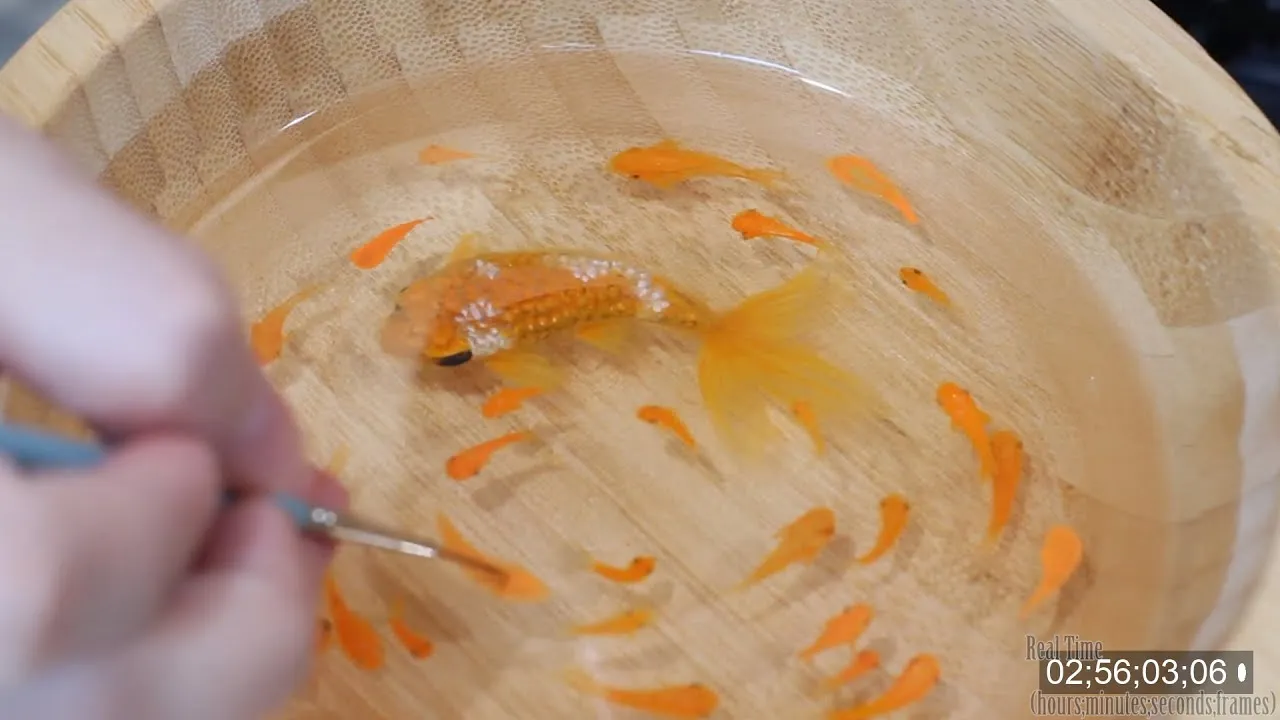 I Made This Resin Fish Painting And Sped Up The Footage 10,000%