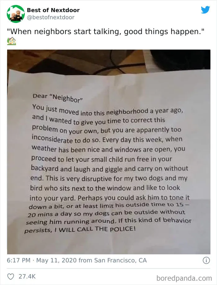 30 Of The Best And Worst Stories About Having Unusual Neighbors By 'Best Of Nextdoor'
