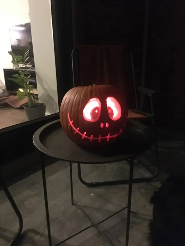 My Cute Jack Skellington Pumpkin