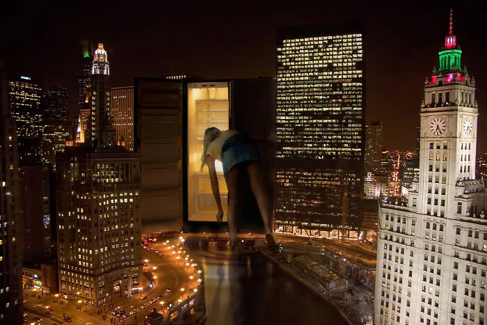 Contestants From A Photoshop Challenge Put Exaggerated Objects In Cities (55 Pics)