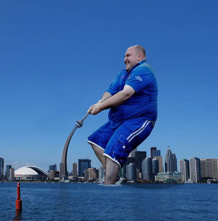 Contestants From A Photoshop Challenge Put Exaggerated Objects In Cities (55 Pics)
