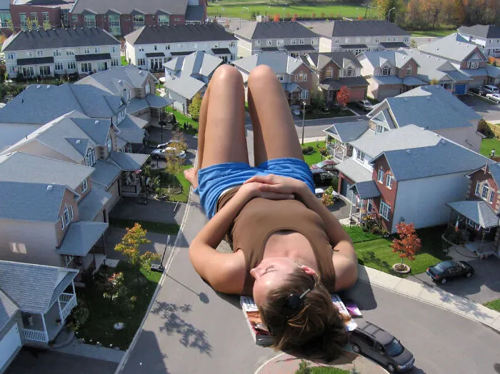 Contestants From A Photoshop Challenge Put Exaggerated Objects In Cities (55 Pics)