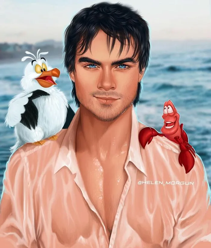 Ian Somerhalder As Prince Eric