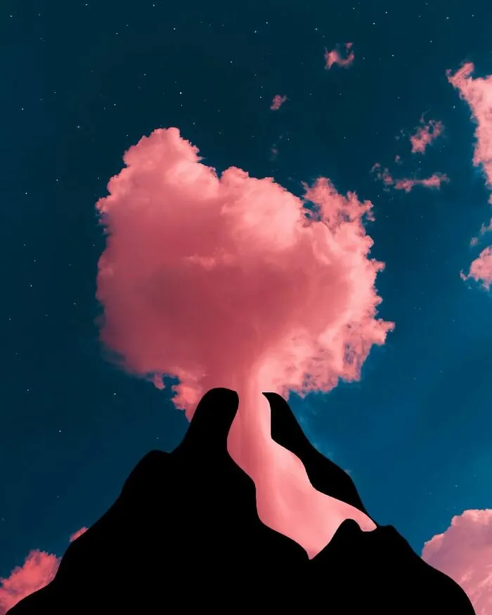 Artist Puts Silhouettes Next To Clouds To Create These Stunning Compositions (21 Pics)