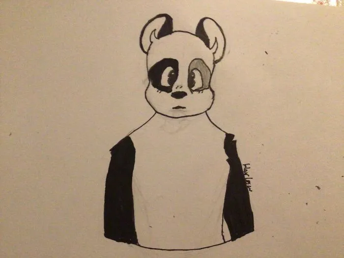 For My Second Time Ever Drawing A Panda, I Don’t Think It Turned Out Half Bad