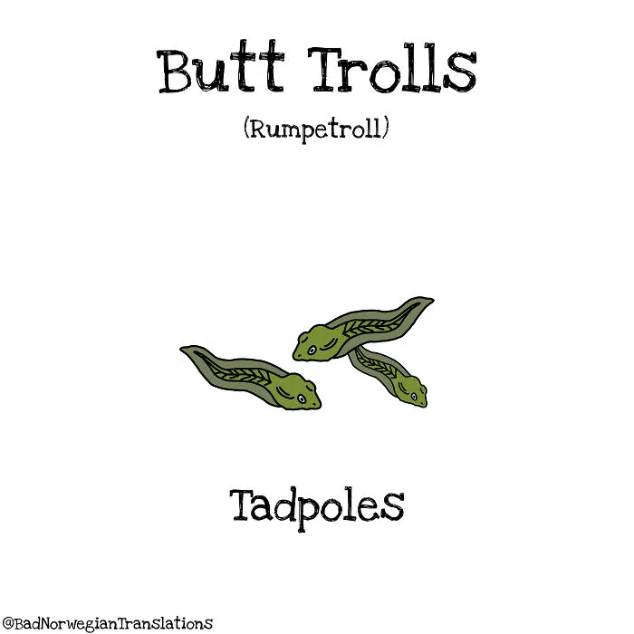 40 Brilliantly Literal Norwegian Words That Say Exactly What They Mean Illustrated By Me
