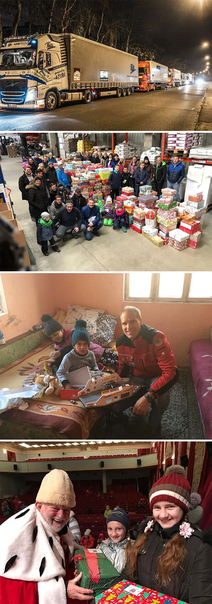 156237 regalos para niños necesitados en Europa del Este
