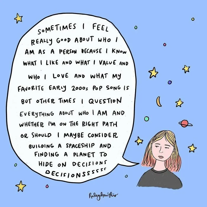 30 Wholesome Comics About Mental Health And Everyday Life By 'Haley Drew This'