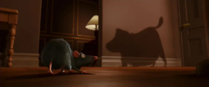 The Dog Barking At Remy Is Doug From Up