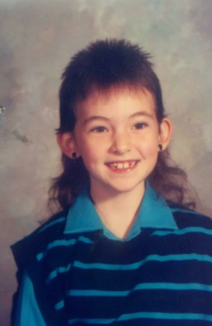Yo en 2º grado. Soy una chica