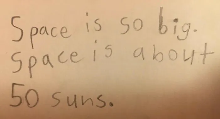 In A Book I Wrote In 2nd Grade, Which I Titled “The Universe”