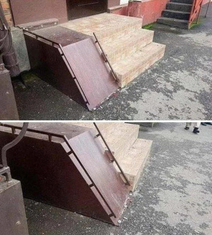 Ya he hecho la rampa para silla de ruedas jefe