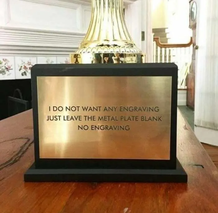 Made The Engraving, Boss