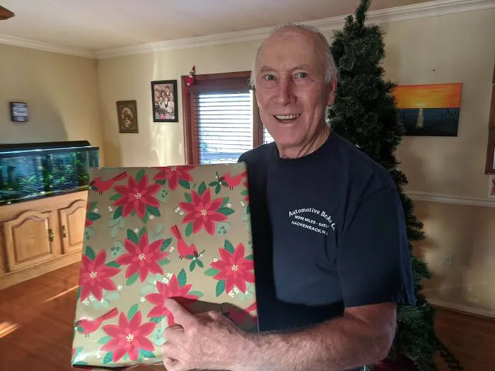 Poppop Is Super Excited To Share His Box Wrapping Seam
