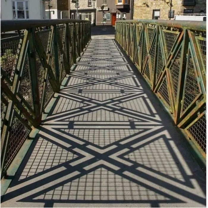 The Shadow On The Walkway...