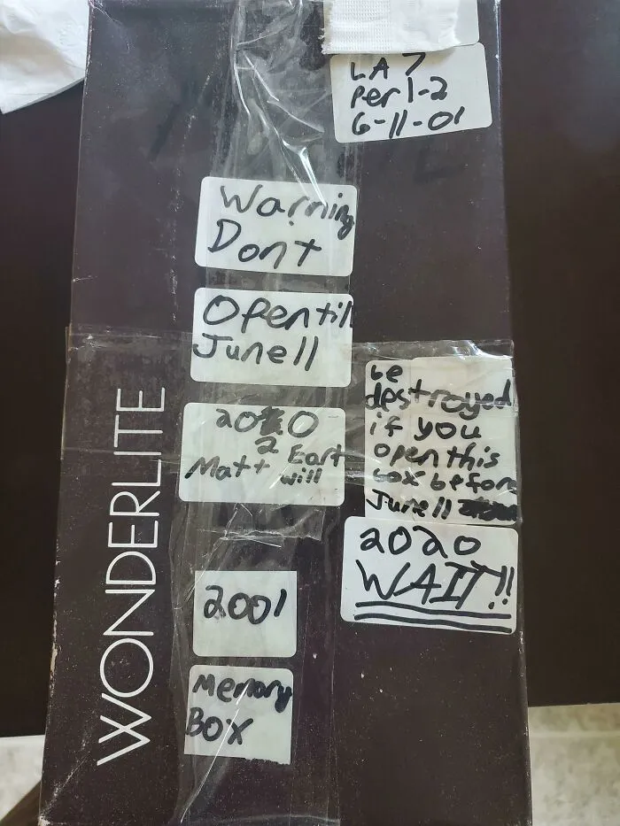 I Found My Time Capsule From 7th Grade That Has An Ominous Warning If I Opened It Early