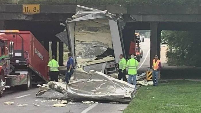 11foot8 In Indianapolis. Truck Was Full Of Cream Cheese