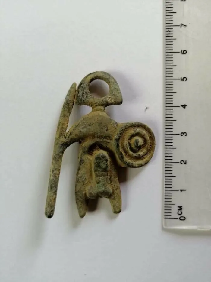 My Friend Just Found This Little Statue While Digging In His Own Garden