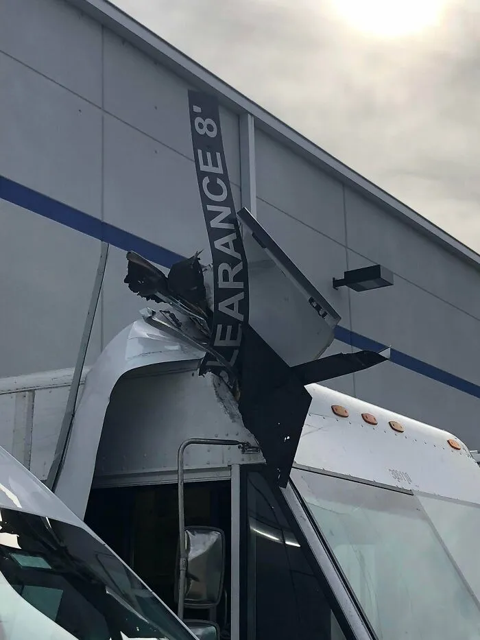 I Work For FedEx. One Of Our Trucks Came In Like This