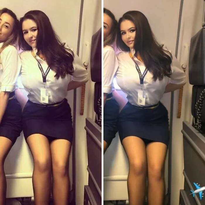 Original vs. What She Posted
