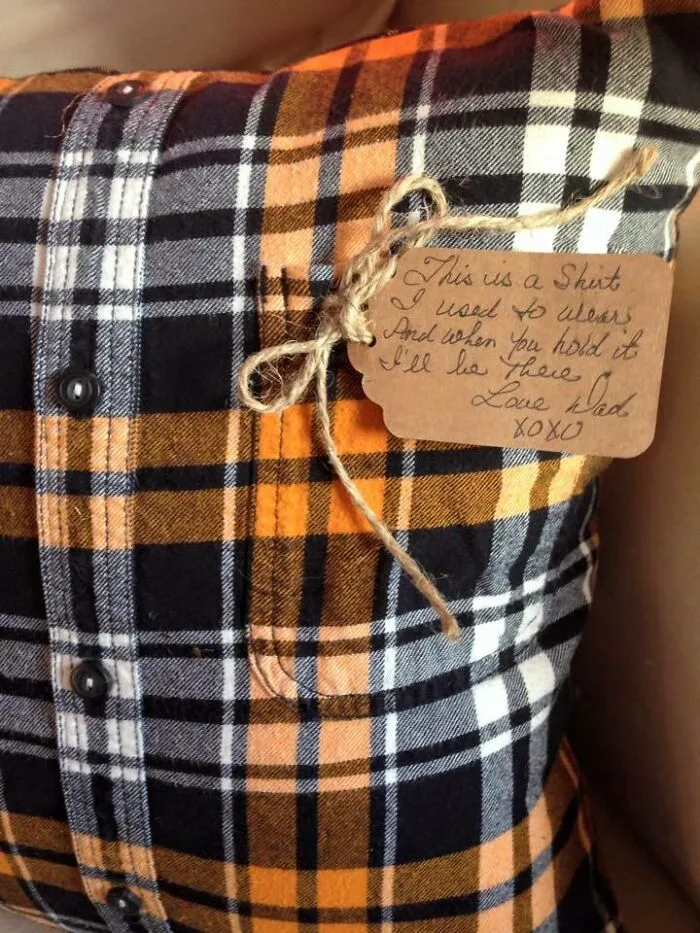 My Father Passed Away From Lung Cancer In July. Mom Had These Gifts Made For Me And My Brother. The Best Gift I've Ever Recieved