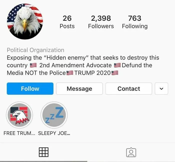 A Very “Patriotic” Instagram Account