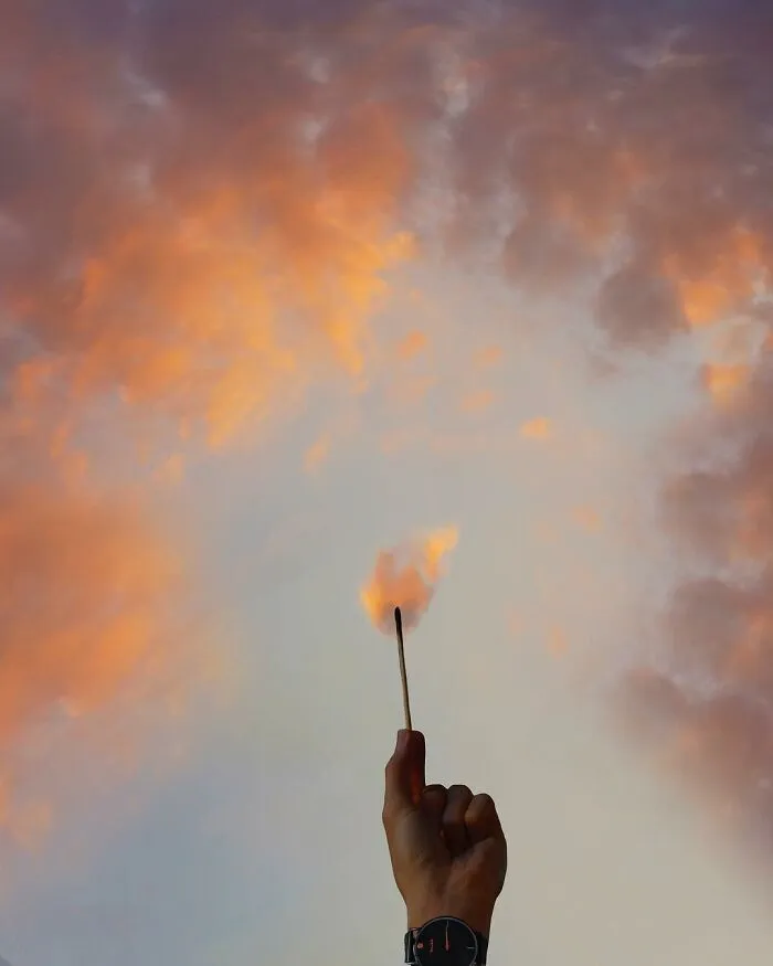 Artist Puts Silhouettes Next To Clouds To Create These Stunning Compositions (21 Pics)