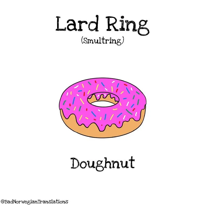 40 Brilliantly Literal Norwegian Words That Say Exactly What They Mean Illustrated By Me
