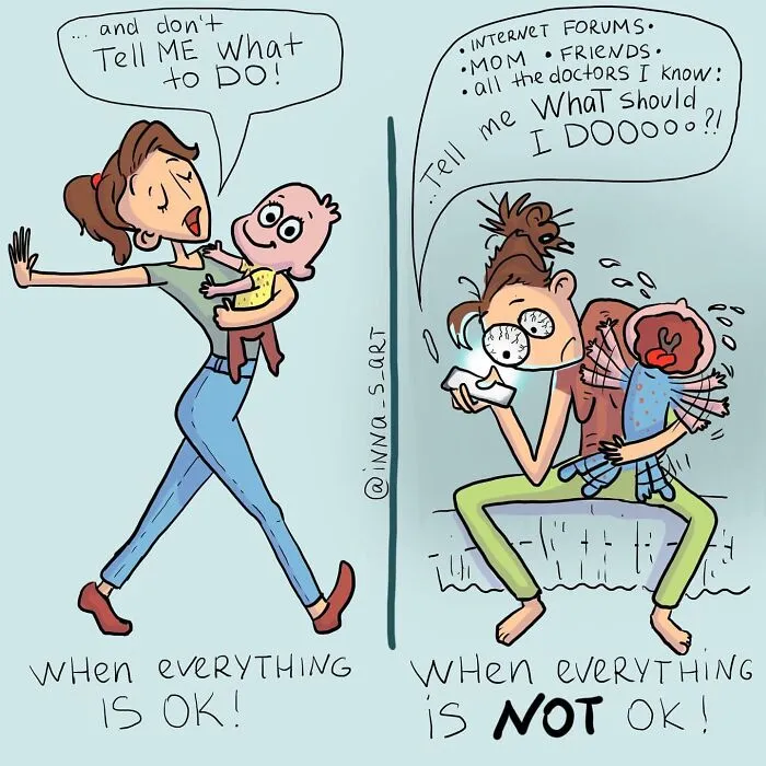 Mom Creates 30 Hilariously Honest Comics About What It's Like Raising A Child
