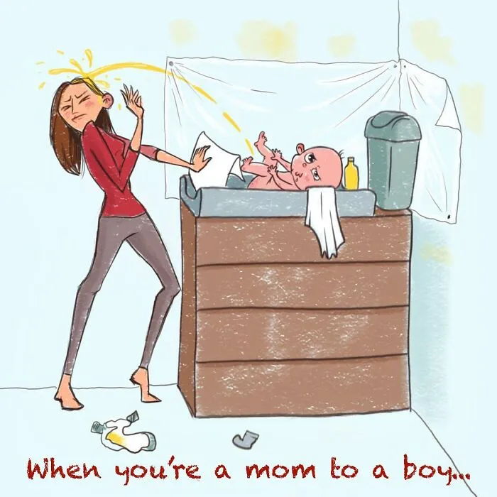Mom Creates 30 Hilariously Honest Comics About What It's Like Raising A Child