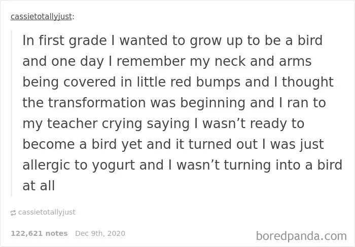 Funny kid story about first grade misunderstanding transformation, showcasing kids are not born smart humor.