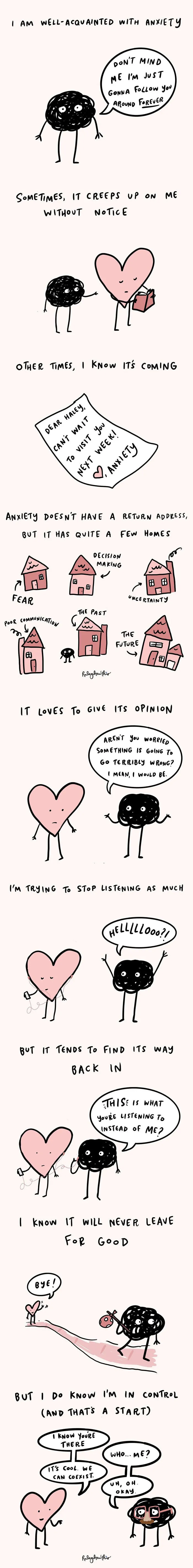 30 Wholesome Comics About Mental Health And Everyday Life By 'Haley Drew This'