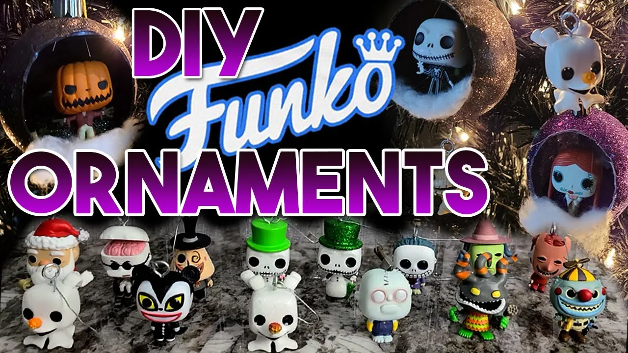 DIY Funko Nightmare Before Christmas Tree Ornaments