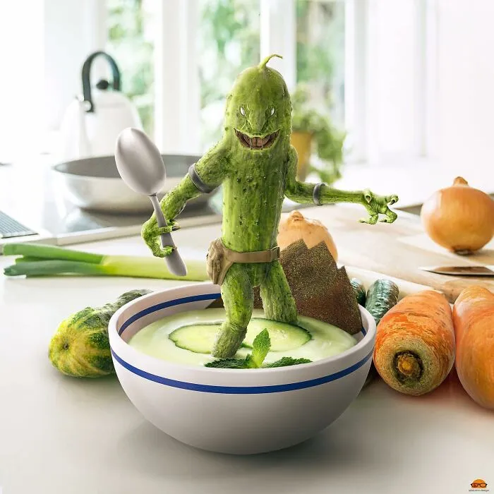 Here Are 66 Surreal Photoshops That Combine Completely Different Objects