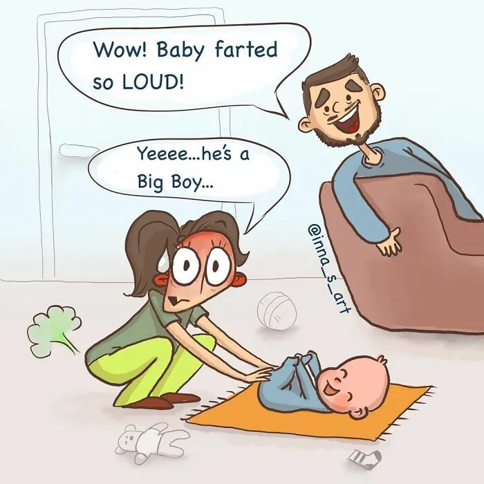 Mom Creates 30 Hilariously Honest Comics About What It's Like Raising A Child