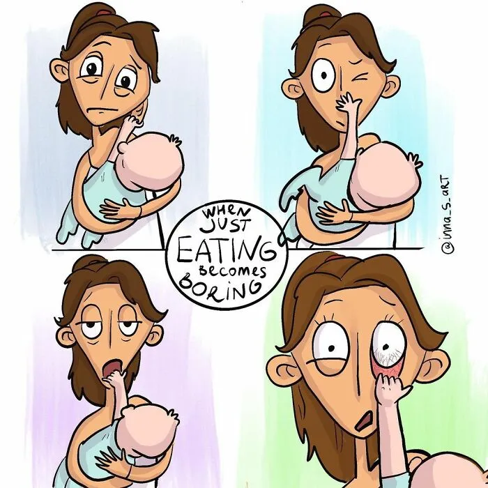 Mom Creates 30 Hilariously Honest Comics About What It's Like Raising A Child