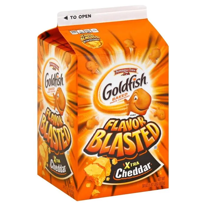 Cheesy Goldfish. (But I’m Still A Kid... I’m 12)