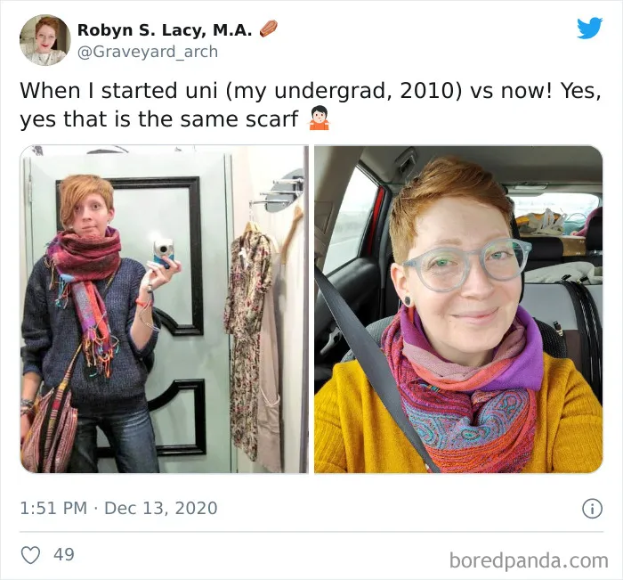 People Share Their Pics For The '2010 Vs. 2020' Challenge, Show What Time Can Do To A Person